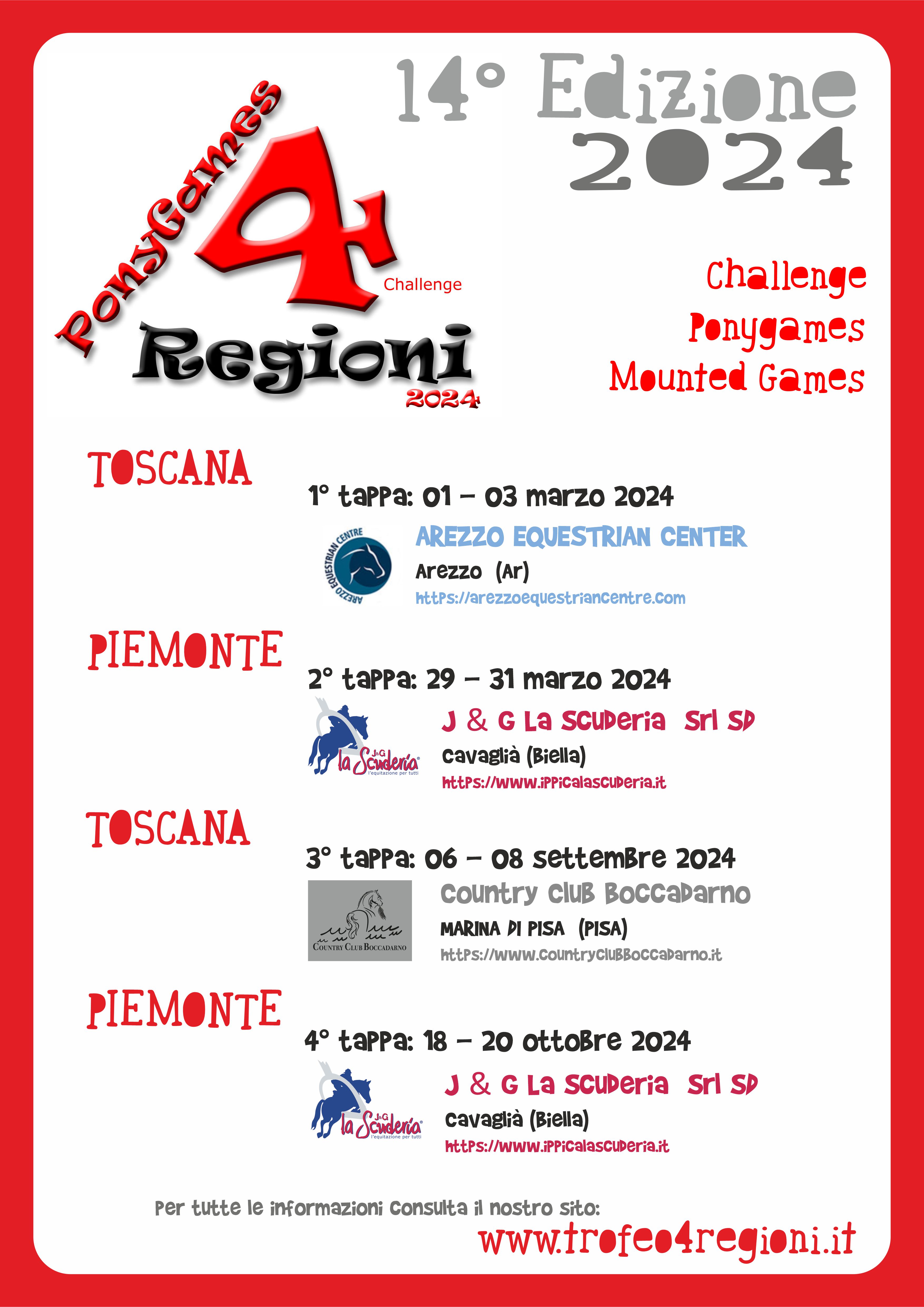 POSTER 2024 Trofeo 4 Regioni